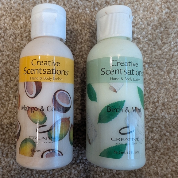 2 Travel Size CND Creative Scentsations Hand & Body Lotion 2 Fl Oz - Picture 1 of 4